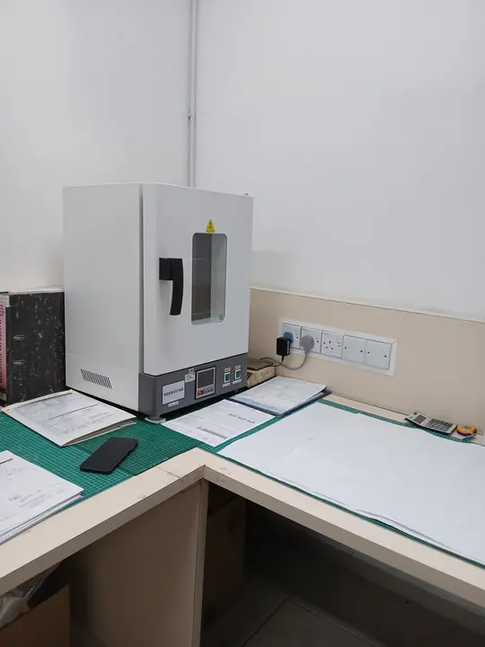 Drying oven used in sample testing