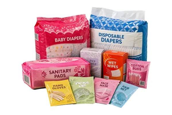 Hygienic product packaging